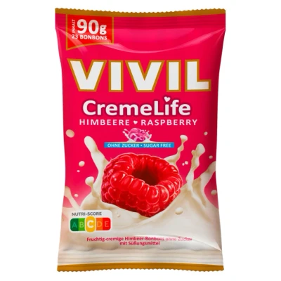 Abbildung von Vivil Creme Life Himbeere ohne Zucker 90G
