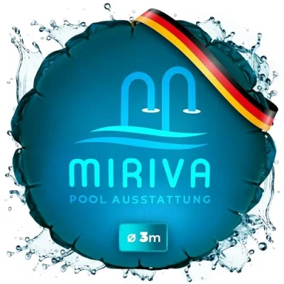 Abbildung von IVEUM 3 Meter Rundes Poolkissen Winter Pool Kissen Überwinterung Poolabdeckung Luftkissen (RUND 3M)…