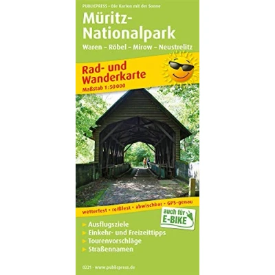 Abbildung von Müritz Nationalpark, Waren Röbel Mirow Neustrelitz: Rad und Wanderkarte mit Ausflugszielen, Einkehr &amp; Freizeittipps, Nebenkarte ... 1:50000 (Rad Wanderkarte: RuWK)