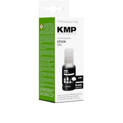 Abbildung von KMP Nachfülltinte passend für Epson 111 Black (C13T03M140) EcoTank ET M3180 M3170 M3140 M2120 M2170 M2140 M1180 M11... etc.