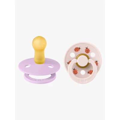 Abbildung von BIBS Studio Colour Bumblebee Schnuller 2er Pack Latex Größe 2, Violet Sky