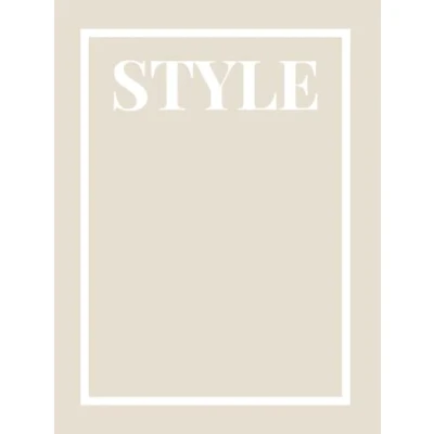 Abbildung von STYLE: Aesthetic Neutral Coffee Table Books, A Beige Decorative Home Staging and Bookshelf Styling Decor