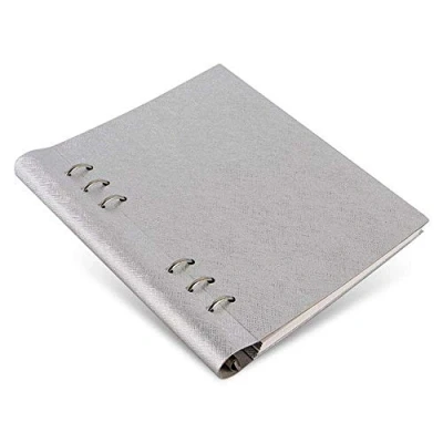 Abbildung von Notizbuch, Saffiano Metallic, A5, Silber