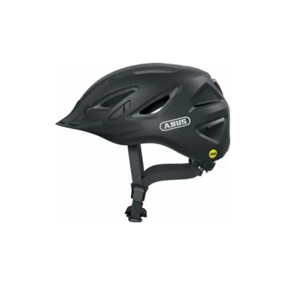 Abbildung von ABUS Stadthelm Hyban 2.0 MIPS Fahrradhelm für den Alltag mit Rücklicht, ABS Hartschale, Aufprallschutz Damen und Herren Titan Matt, Größe M