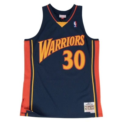 Abbildung von Mitchell &amp; Ness Golden State Warriors Top, Herren, Größe: Large, Navy