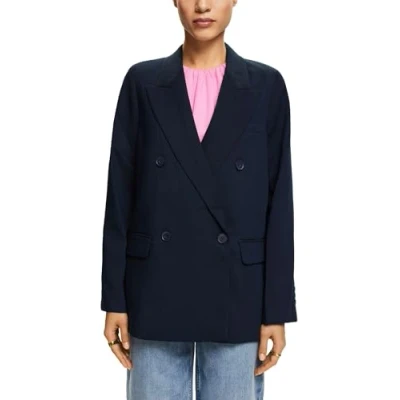 Abbildung von Esprit Zweireihiger Kurzmantel, Damen, Größe: 38, Navy