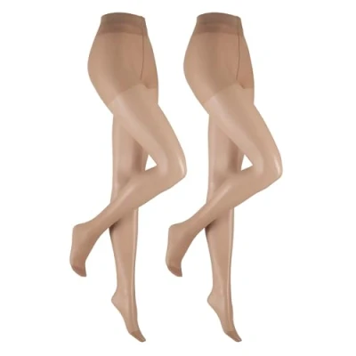 Abbildung von Hudson Damen Strumpfhose Simply 20 To Go 2 Pack hochelastisch DEN Perle 46 48