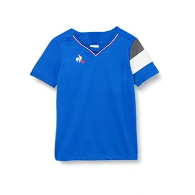 Abbildung von Le Coq Sportif Damen N5 Maillot Match Premium Ss Enfant Coba Unterhemd, Kobaltblau, 14A