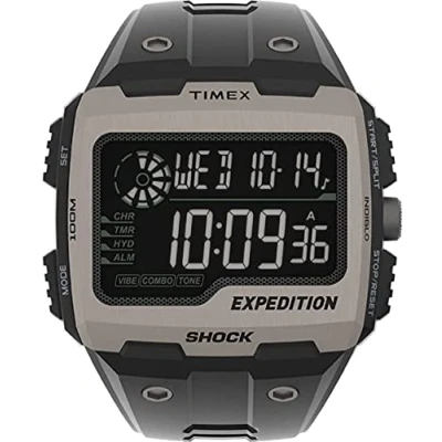 Abbildung von Timex Expedition Grid Shock Herren Armbanduhr 50mm aus Kunstharz TW4B24900
