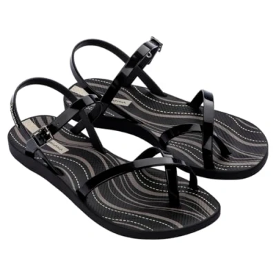 Abbildung von Ipanema Damen Fashion Sand VIII FEM Flache Sandale, Black/Grey/BEIGE, 37 EU
