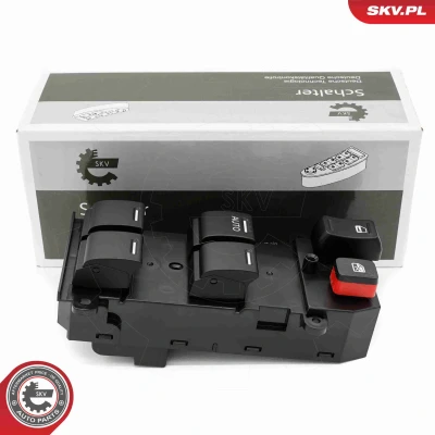 Abbildung von ESEN SKV 37SKV451 Schalter, Fensterheber fahrerseitig HONDA: CR V 3, Jazz 3 Schrägheck