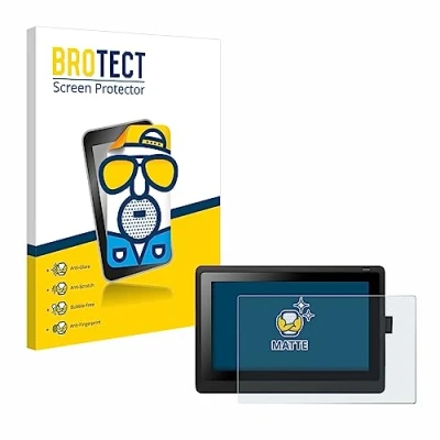 Abbildung von BROTECT Entspiegelungs Schutzfolie für Wacom Cintiq 16 Matte Displayschutz Folie, Anti Reflex, Fingerprint