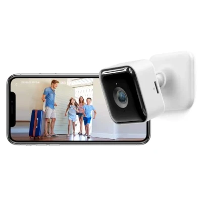 Abbildung von GNCC WLAN Kamera Indoor, Überwachungskamera Innen 1080P, Verbesserte Nachtsicht, Echtzeitalarm, Bewegungs /Tonerkennung, Zwei Wege Audio, SD&amp;Cloud Speicher, Kompatibel mit Alexa, C2