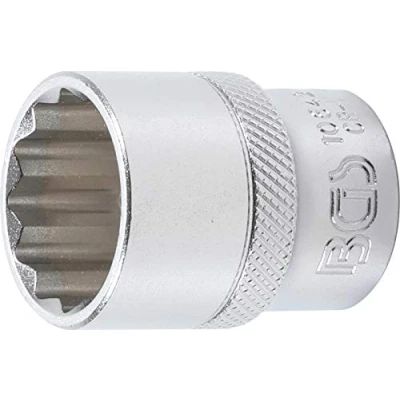 Abbildung von BGS 10642 Steckschlüssel Einsatz Zwölfkant 12,5 mm (1/2&quot;) SW 22