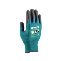 Abbildung von Uvex 60090, Fabrik Handschuhe, Schwarz, Grün, Erwachsener, Unisex, Schnittfest, 1 Stück(e)