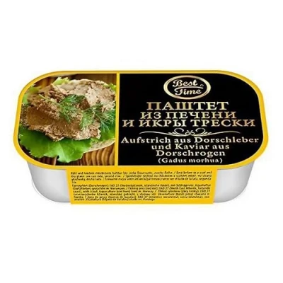 Abbildung von Best Time Brotaufstrich aus Dorschleber &amp; Kaviar Dorschrogen 3er Pack (3 x 120g)