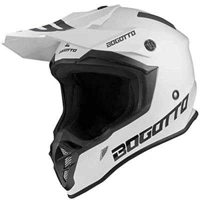 Abbildung von Bogotto V332 Motocross Helm, weiß, L