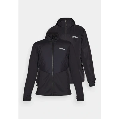 Abbildung von Jack Wolfskin WILD Places Hardshelljacke, Damen, Größe: XXL, Black