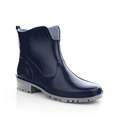 Abbildung von LEMIGO Gummistiefeletten kurze Gummistiefel Elke (39, Dunkelblau)