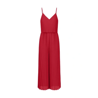 Abbildung von Apart Plisseeoverall Jumpsuit, Damen, Größe: 40, Rot