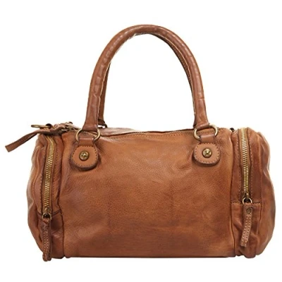 Abbildung von X Zone Henkeltasche, echt Leder, Made in Italy