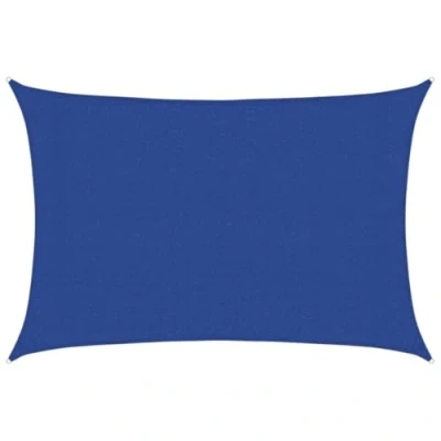 Abbildung von vidaXL Sonnensegel, UV Schutz Sonnenschutz für Terrasse Balkon Garten, Windschutz Wetterschutz Rechteckig, Sonnendach, 160g/m² Blau 3x5m HDPE