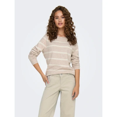 Abbildung von ONLY Onlrica LIFE LS NOOS Strickpullover, Damen, Größe: XS, Humus