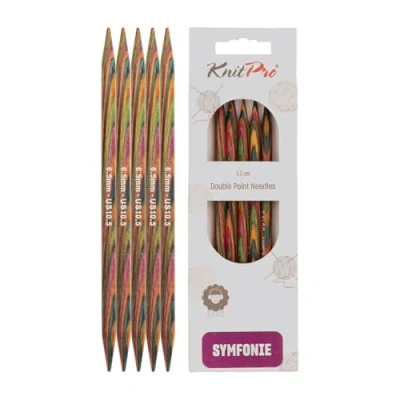 Abbildung von KnitPro K20145 Sockennadeln, Metal, Braun, 6,5 mm