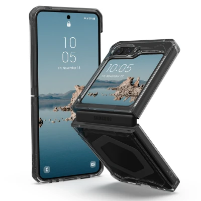Abbildung von Samsung Galaxy Z Flip 5 Hülle MagSafe Kunststoff UAG Hard Case/Backcover Handyhülle Grau Shockproof/Stoßfest