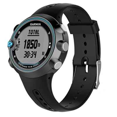 Abbildung von LOKEKE Garmin Swim Watch Smart Band Silikon Gurt für Armbanduhr