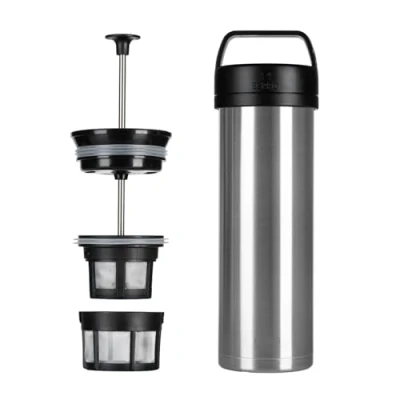 Abbildung von Espro P0 Ultralight Travel Coffee Press Edelstahl, 470ml, 1 von FROG.coffee