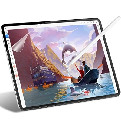 Abbildung von JETech Papier Schutzfolie für iPad Air 5/4 10,9 Zoll und Pro 11 (2022/2021/2020/2018 Modelle), Blendfreiem, Matt PET Displayschutz Folie zum Zeichnen