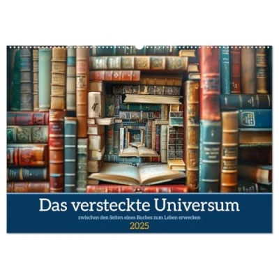 Abbildung von Das versteckte Universum (Wandkalender 2025 DIN A2 quer), CALVENDO Monatskalender