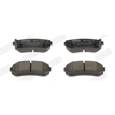Abbildung von Jurid 572590JC Bremsbelagsatz White Low Dust Keramik mit akustischer Verschleißwarnung HYUNDAI: i30 I Schrägheck, Kombi, Sonata V