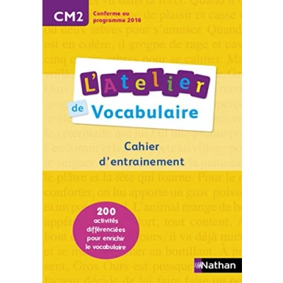 Abbildung von Atelier de vocabulaire CM2 Cahier d&#039;exercices: d&#039;entrainement