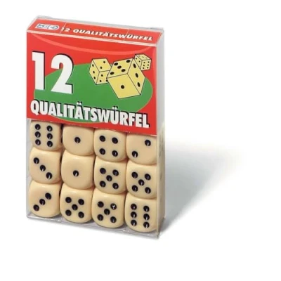 Abbildung von Ravensburger Spiel, 12 Qualitätswürfel in Klarsichtbox. FXS Würfeln/ Zubehör