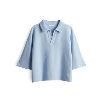Abbildung von OPUS Golos Poloshirt, Damen, Größe: 40, Oxford blue