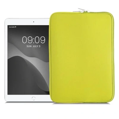 Abbildung von kwmobile Tablet Hülle kompatibel mit 9,7&quot; 11&quot; Universal Neopren Tasche Cover Case Schutzhülle Sleeve in Gelb
