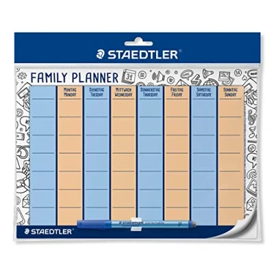 Abbildung von STAEDTLER Familienkalender Familienplaner Set Lumocolor correctable, DIN A4