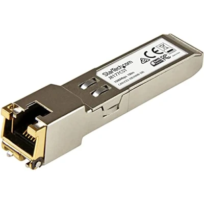 Abbildung von StarTech.com Gigabit RJ45 Kupfer SFP Transceiver Modul HP J8177C kompatibel 1000Base T Mini GBIC