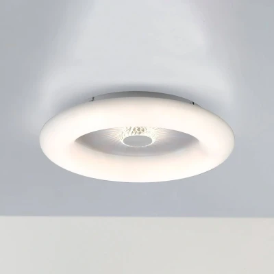 Abbildung von JUST LIGHT Deckenleuchte VERTIGO, LED fest integriert, warmweiß kaltweiß, CCT über Fernbedienung, Funk inkl., separat steuerbar FB, Memory