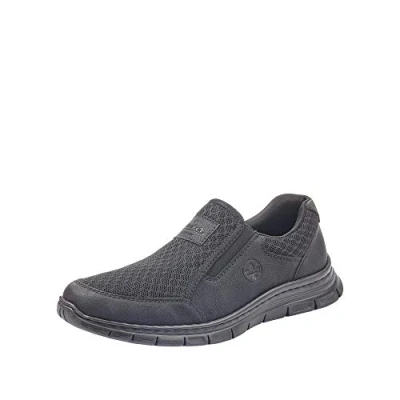 Abbildung von Rieker Slipper blackblack (b487800), Herren, Größe: 42, black (b4878 00) Schuhe
