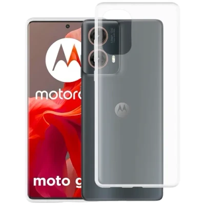Abbildung von Just in Case TPU Back Cover Durchsichtig Motorola Moto G85