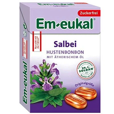 Abbildung von Em Eukal Bonbons Salbei zuckerfrei Box