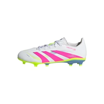 Abbildung von adidas Performance Predator League Unisex Fußballschuh Nocken für Kinder, Größe: 33.5, Ftwr white/lucid pink/lucid lemon Schuhe