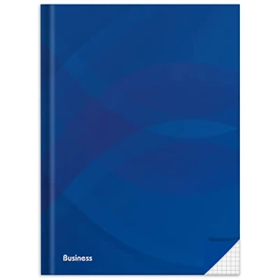 Abbildung von RNKVERLAG 46468 Notizbuch „Business blau“ in DIN A5 kariert, mit 96 Blatt 70 g/m², 1 Stück