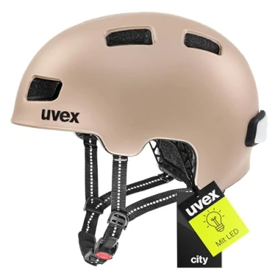 Abbildung von uvex Unisex Adult City 4 Fahrradhelm, Soft Gold matt, 58 61 cm