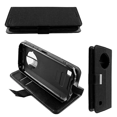 Abbildung von caseroxx Handy Hülle Tasche kompatibel mit Doogee S96 Pro / GT Bookstyle Case Wallet in schwarz