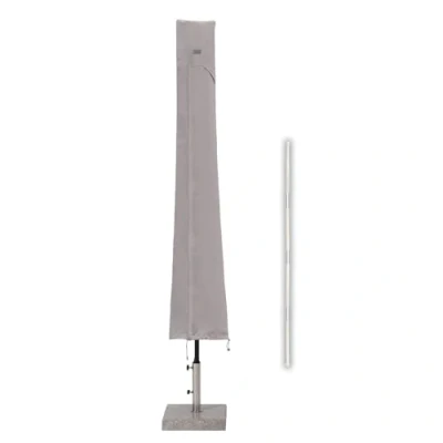 Abbildung von Sekey Sonnenschirm Schutzhülle mit Stab, Abdeckhauben für Ø 400cm / 240x330cm Gartenschirm Belüftungsöffnungen, Abdeckung Marktschirm Balkonschirm, wasserdicht