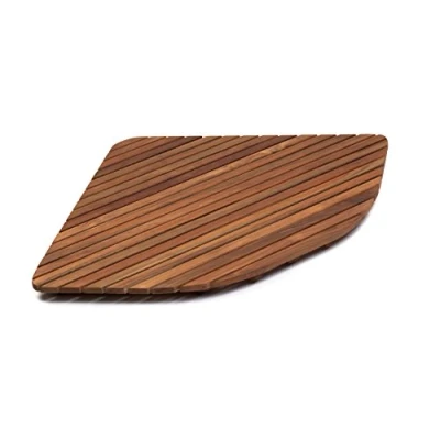 Abbildung von asinox TEK3A6161 Duschmatte aus Teakholz, Eckig, 61 R